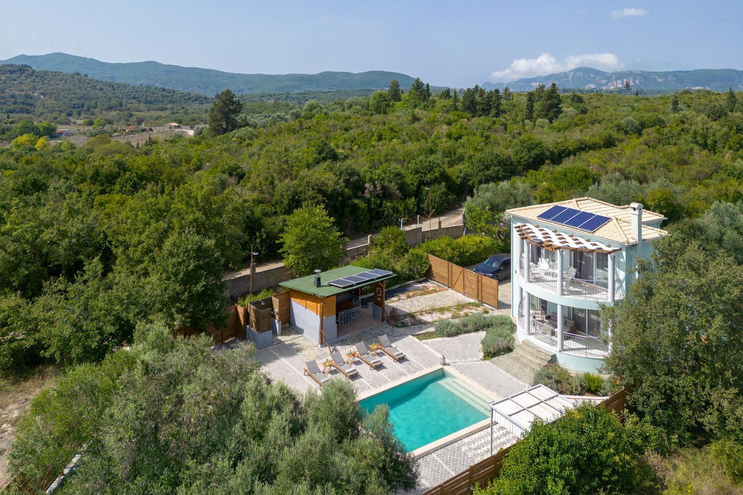 Villa Serenity - Off Grid Villa Pouládes Eksteriør billede